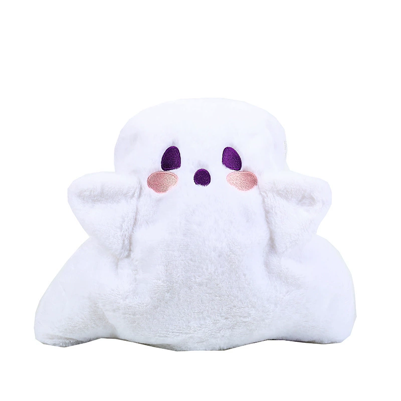 Рюкзак Plush призрак через плечо, большой милый аниме-плюшевый кукольный рюкзак, мягкая лямка