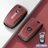 D square smart 4 key volcanic red single shell