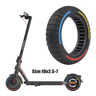 Electric Scooter Accessories Colorful Tire 10inch Honeycomb Solid Tire Suitable for Mi4 Pro/Plus/Max