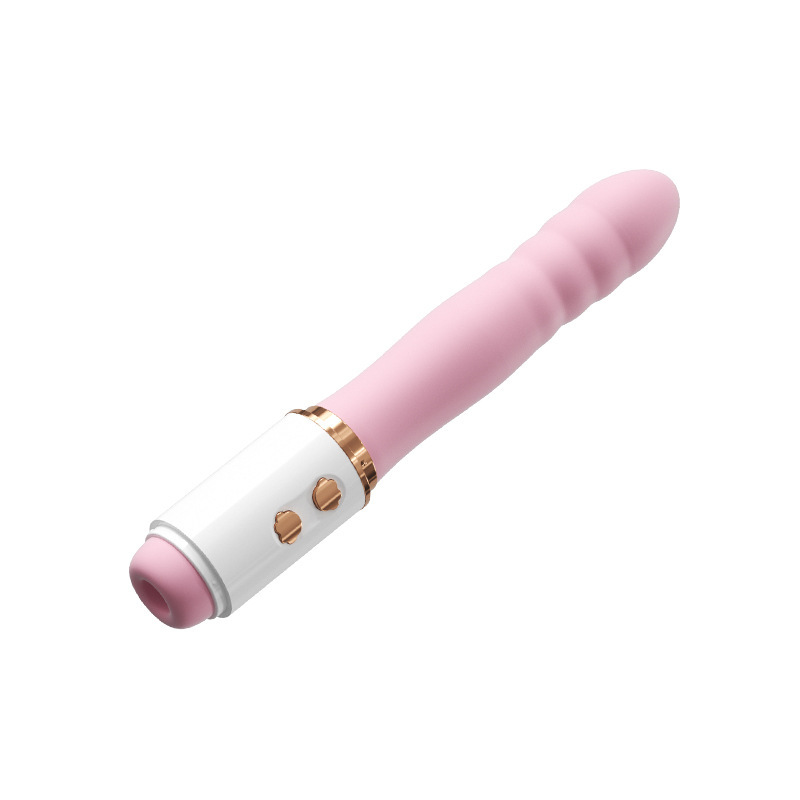 Pudding oso máquina de cañón telescópico succión calentamiento varilla vibratoria segunda marea juguetes para adultos masturbadores femeninos 50 / caja