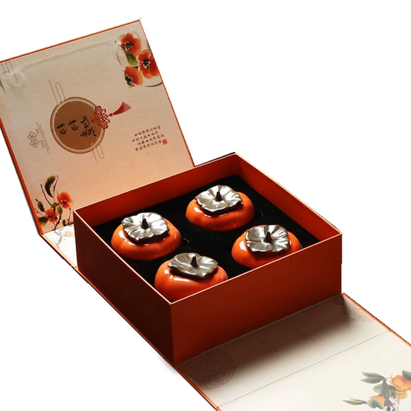 ΔεεεεδPersimmon jar 4 pieces of everything goes well in a gift box δεεεεδ
