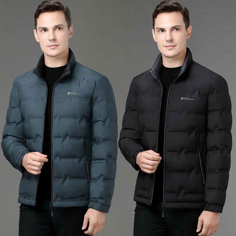 Brand Men's Lightweight Stand Collar down Jacket Short 2025 New Winter Fashion Warm Casual White Duck down Jacket Brand Men's Lightweight Stand Collar down Jacket Short 2025 New Winter Fashion Warm Casual White Duck down Jacket