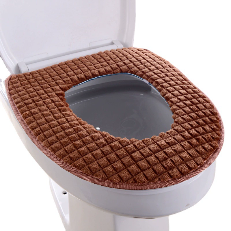 Winter toilet, universal keep warm pillow with zipper, increased thickness