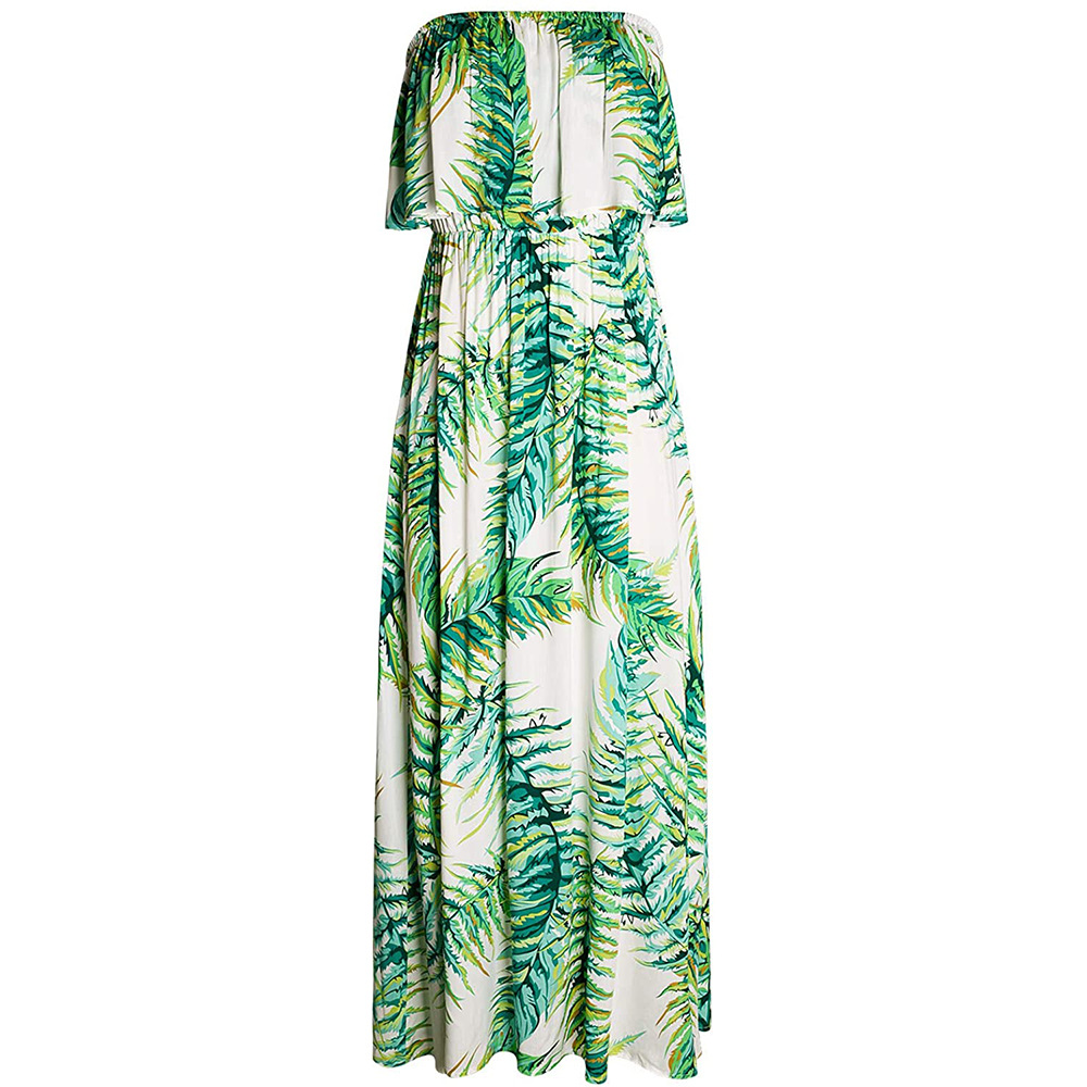 2024 Europa und USA Frühling und Sommer Neues Damenkleid mit Print, Ärmellos, Freizeitkleid für den Strand – Detail 7