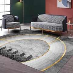 Washable living room sofa coffee table floor mat bedroom geometric pattern home simple modern Nordic style carpet
