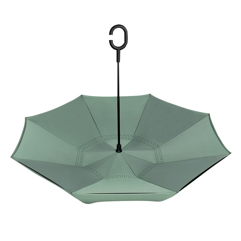 Double-layer automatic windproof big umbrella for double
