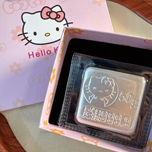 Hello Kitty���y999.9�y�l100g�ղ�Ͷ�Y�y�K�ɐۿ�ͨ�y�u�Ʒ���