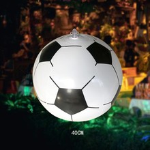 现货直销PVC沙滩球运动可悬球挂充气足充气球玩具店铺酒吧装饰球