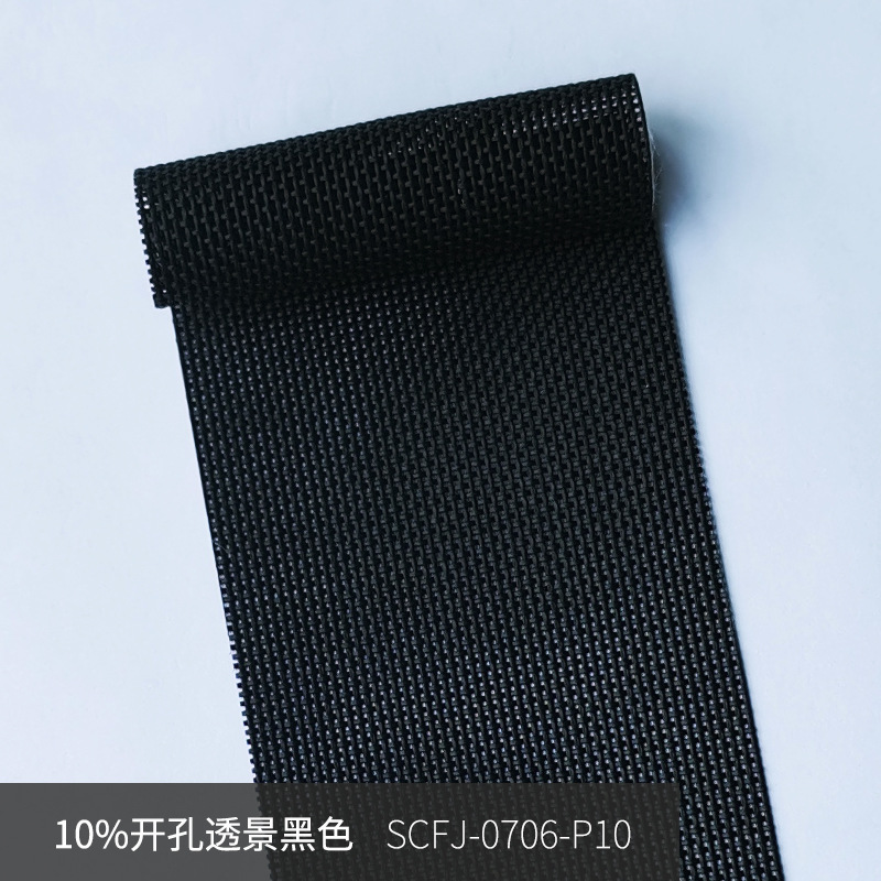 Black-SCFJ-0706-P10 transparente del agujero abierto del 10%