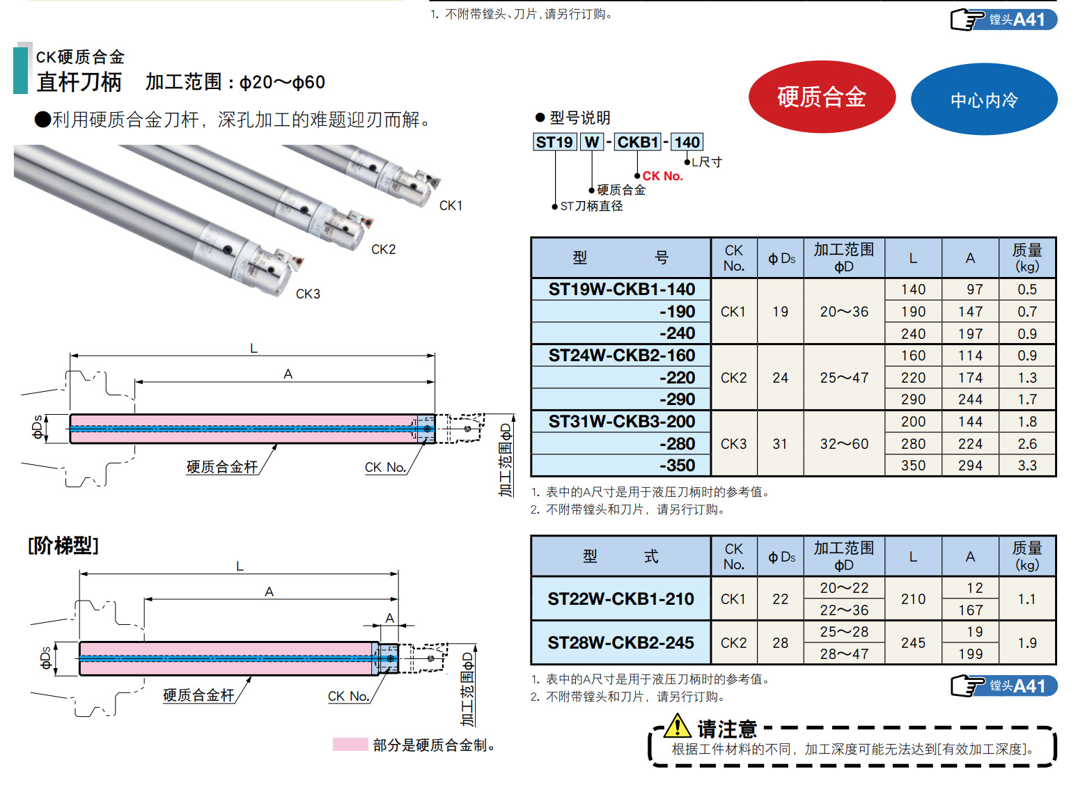 日本大昭和BIG硬质合金CK杆ST31W-CKB3-200拍前询价