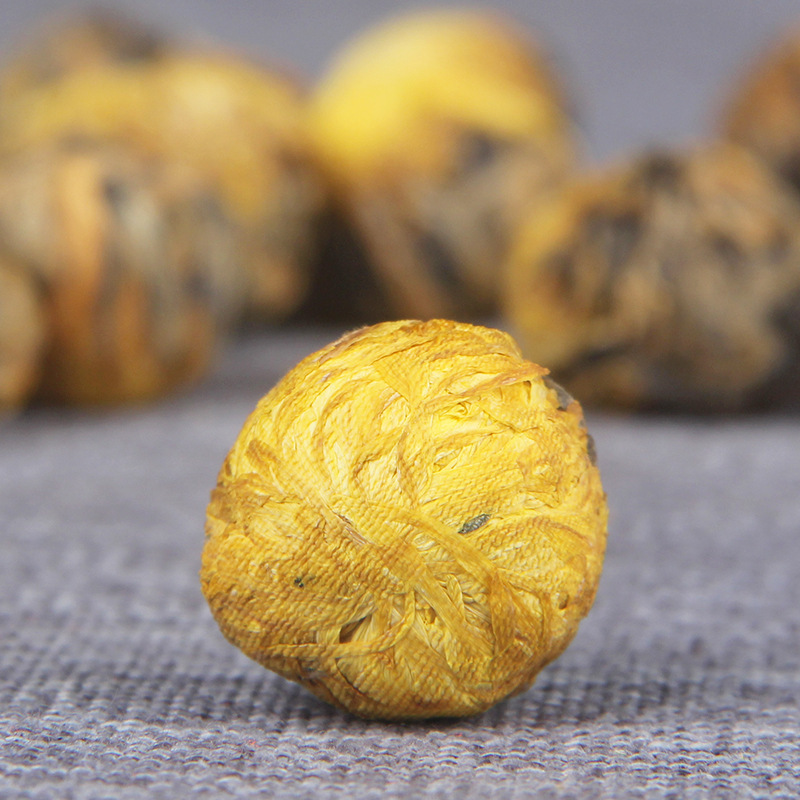 雲南鳳慶滇紅茶 手造菊珠菊紅茶 球菊金芽金絲蜜香工夫茶葉|undefined