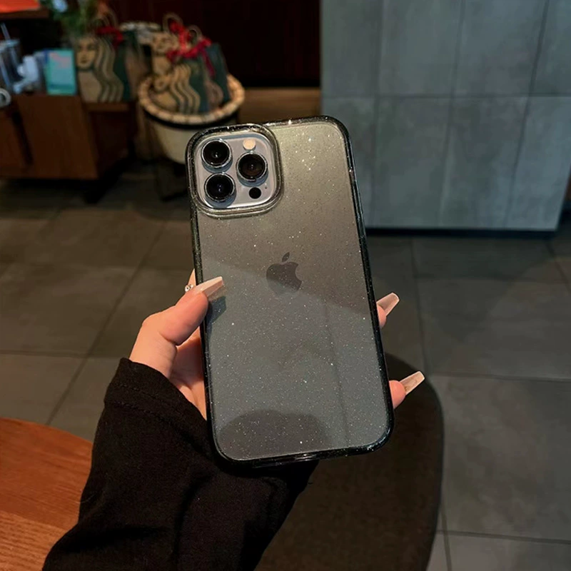 Совместимый прозрачный чехол для iPhone15 Pro, iPhone 13, мобильный телефон, защитный чехол, интернет-знаменитость, iphone, 14promax