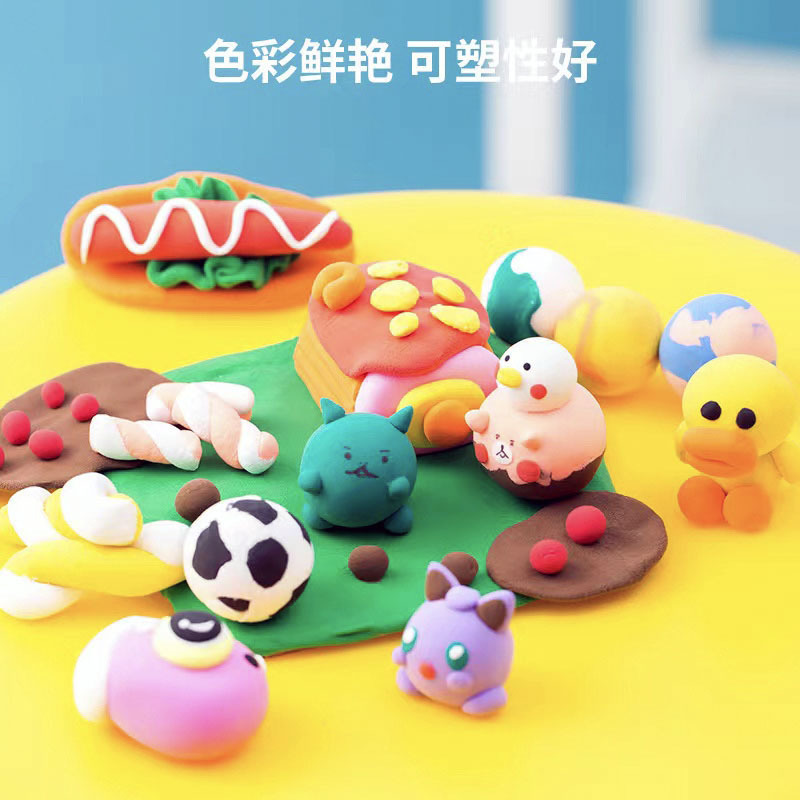 デリ 67847 文具粘土 子供用絵の具セット おもちゃ粘土 箱入り 軽量粘土 12色 2436|undefined