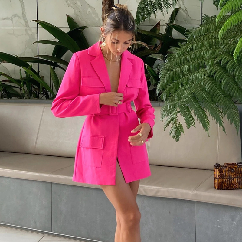 Lapel Long Sleeve Plus Size Fashion Jacket Image 8