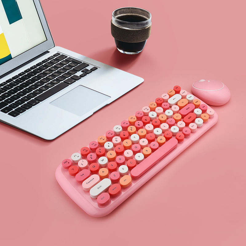 Small wireless minifigure for office, keyboard, mouse, set, 4G