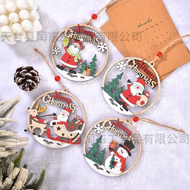 木质工艺品;圣诞装饰品;装饰挂牌