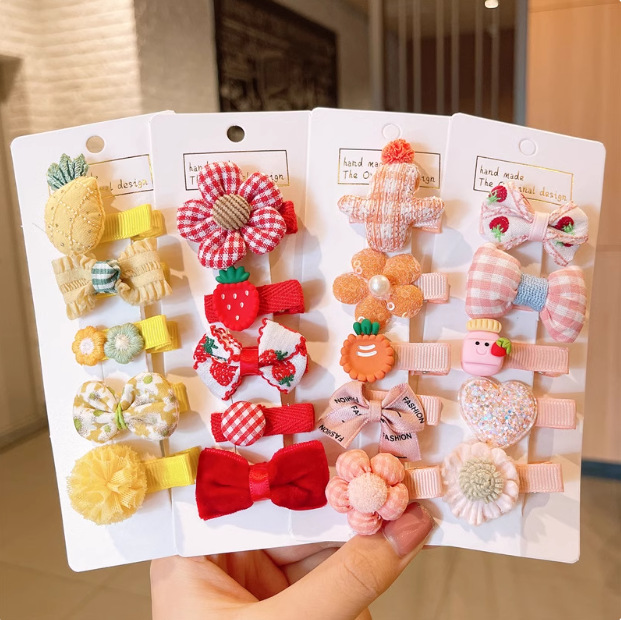 Hermoso cabello no dañino bebé pequeño clip de cabello bebé clip de cabello para niños clip de cabello para niña pequeña clip de cabello BB