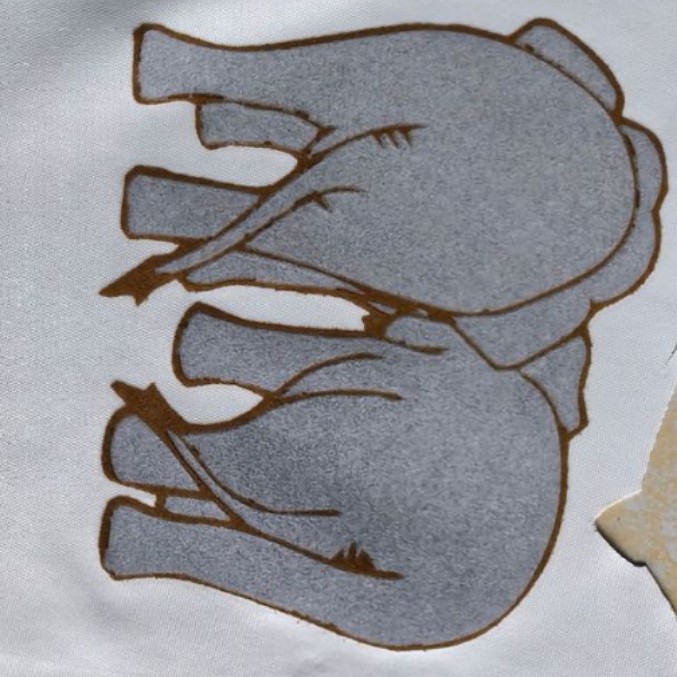 植绒烫画 T恤烫画 烫印 植绒烫画 衣服烫画