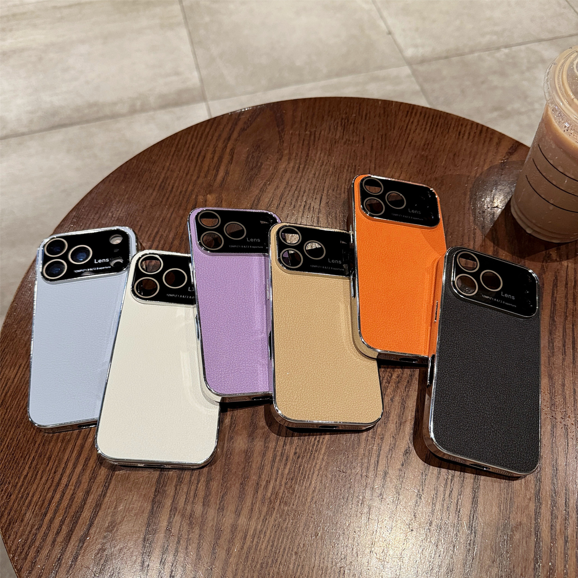 Nuevo Apple 17 serie de caso de teléfono celular gran ventana de segundo cambio de piel de seis colores 17 funda de prómax al por mayor