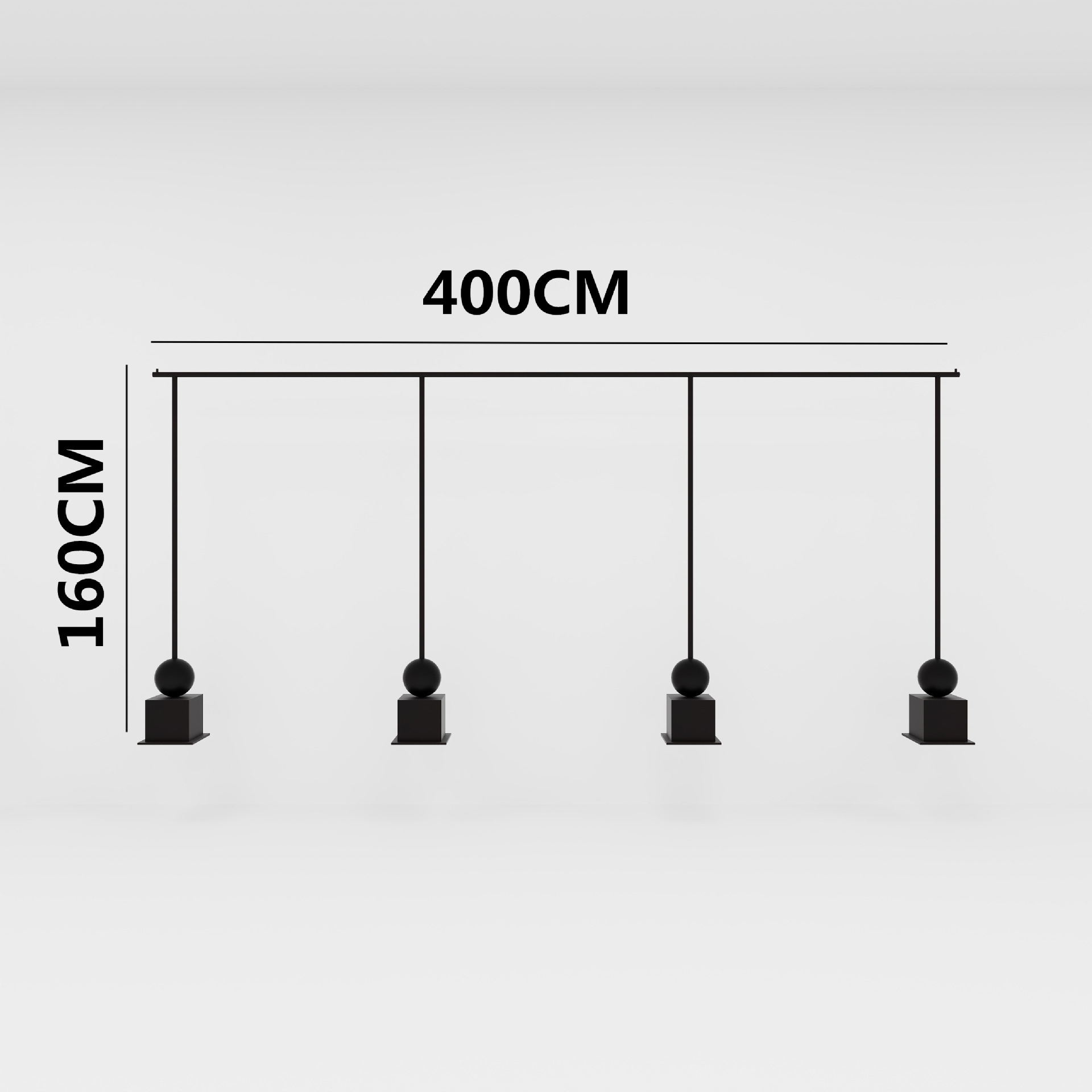 블랙 400*160
