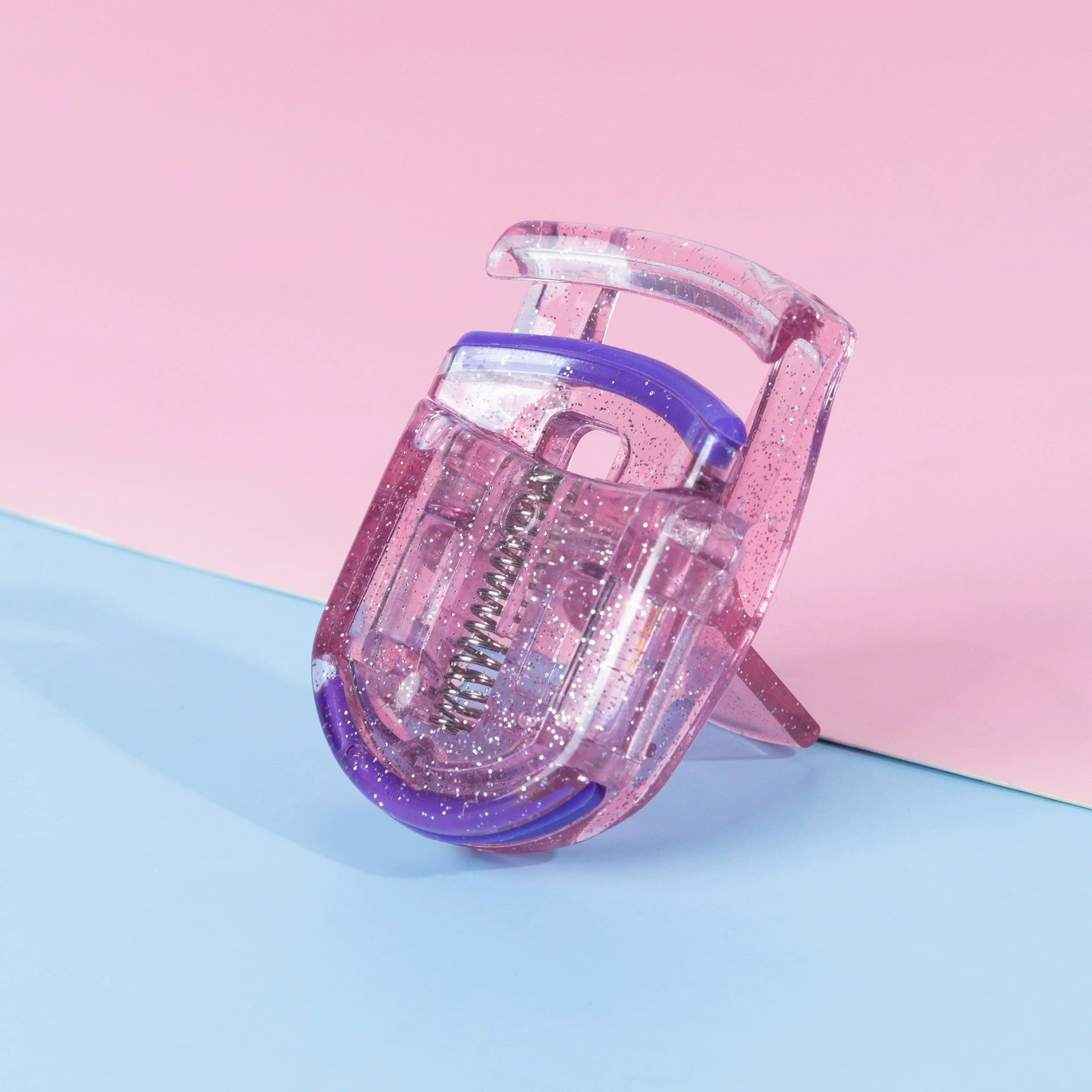 Eyelash curler handheld solar-powered plastic — compact 58×36×18.5 mm, 17 g