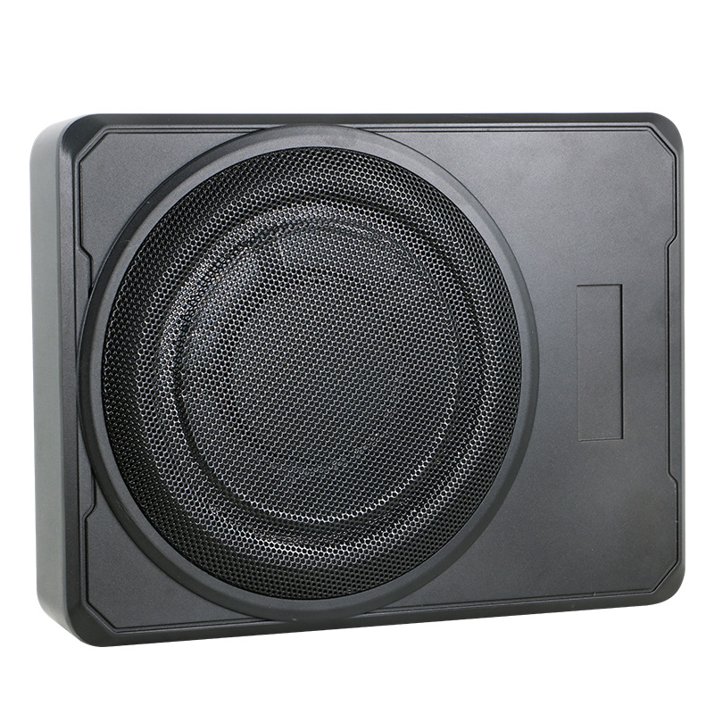 Car Subwoofer Ultra-Thin Under-Seat Subwoofer Modified Heavy Bass 12V 24V Dedicated Car Audio Active Car Subwoofer 8inch