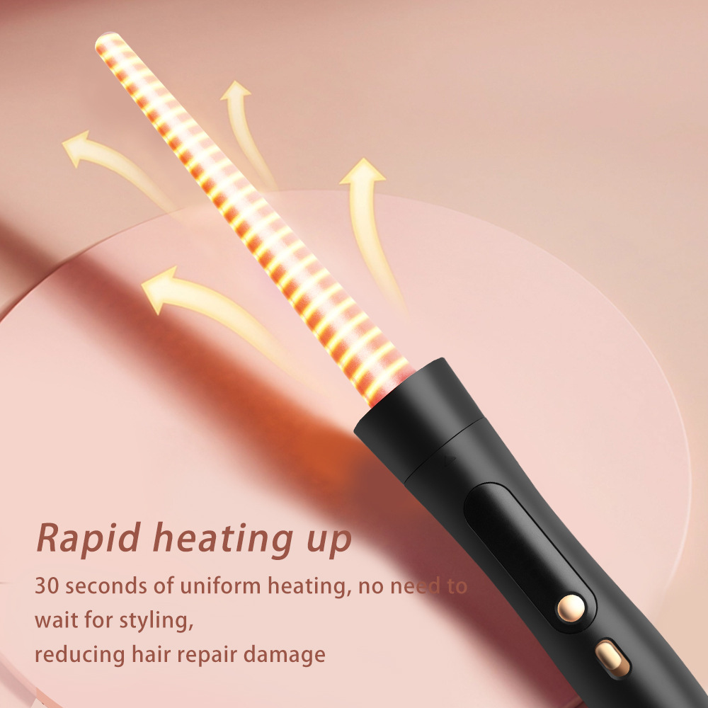 Ventas transfronterizas en caliente damas multifuncional multi-en - uno barra de cabello recto de doble propósito clip de cabello recto pantalla digital máquina de cabello recto automático
