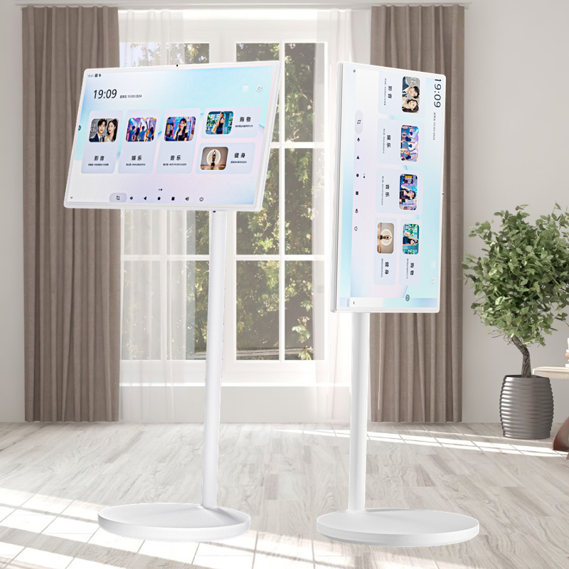 现货32寸移动随心屏智能闺蜜机无线带电池直播机