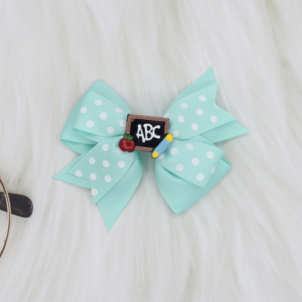 12g Weight Hair Clip Hair Accessories Type 1 Piece Quantity Holiday, Daily Occasion Solid Color Pattern Girl'S Gender Ribbon Design Simple Style Style Girl'S Simple Style Solid Color Cloth Ribbon Hair Clip 7