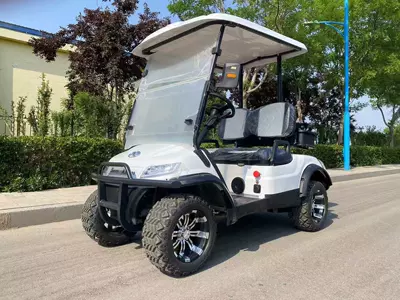 Electric Golf Cart Emergency Ambulance Golf Course Accommodation Hotel Shuttle Tourist Attraction Sightseeing Vehicle (Elektrikli qolf avtomobilləri) - 2-golf-carts