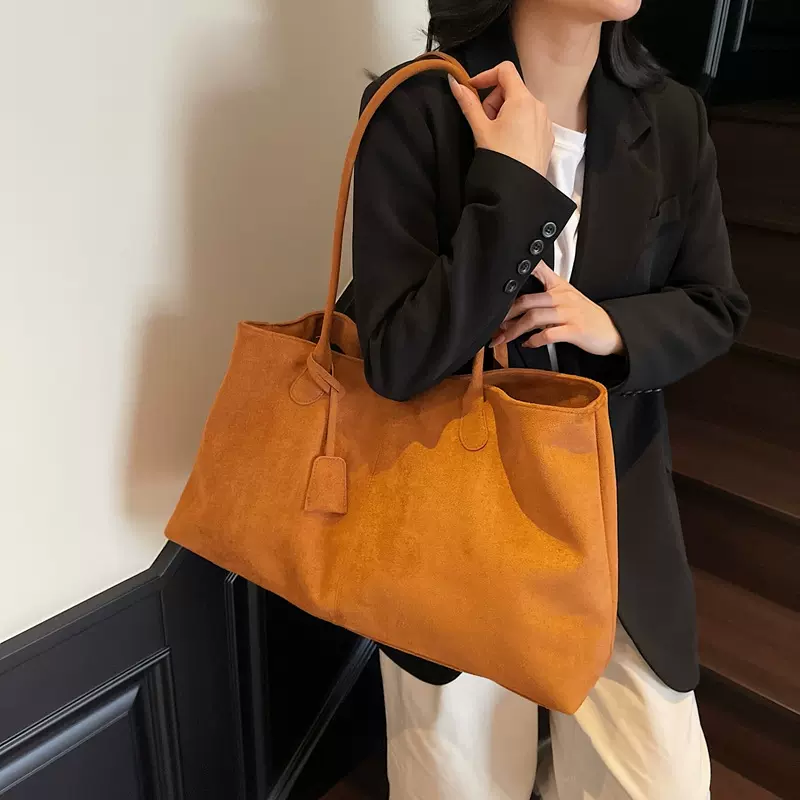 外贸大容量托特包包女2025新款时尚通勤腋下包跨境超火女士单肩包