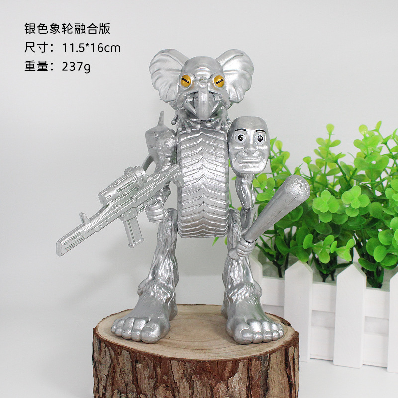 外国の山と海の経典シリーズフィギュア通通木棒人トララ靴を履いたサメ人形モデル卸売|undefined