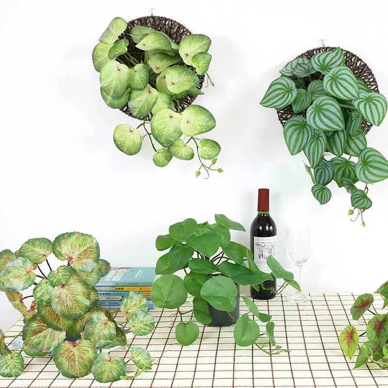 仿真绿植客厅绿萝墙挂墙壁挂植物装饰假花室内吊兰墙上墙花吊花包