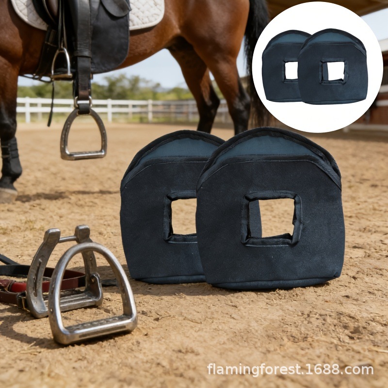 2Pcs Horse Stirrup Storage Bags, Horseshoe Throwing, Horseshoe Throwing Game, Horseshoe Storage Bag, Stirrup Bag