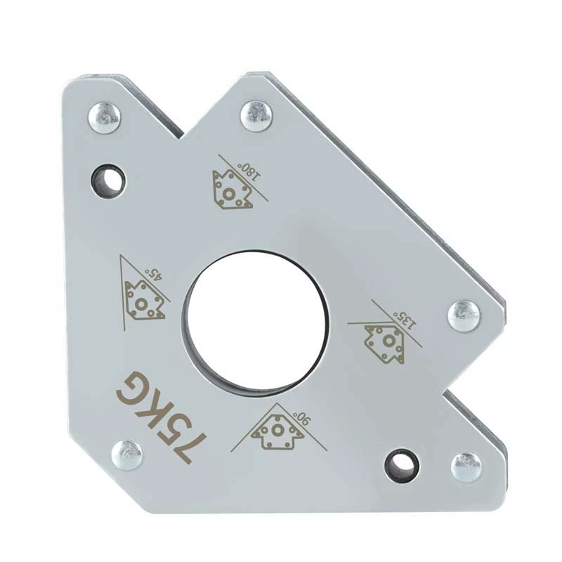 Вспомогательный инструмент для электросварки Магнитный сварочный локатор поглощение железа электросваркой прямоугольный магнит Наклонный угол многоугольный фиксированный артефакт