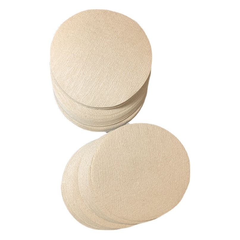 64MM100 piezas de madera cruda color Mocha hielo goteo olla café filtro papel puro pulpa aile presión cerveza papel de filtro de café