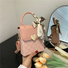 This year's trendy summer stylish fresh and gentle temperament silk scarf handbag 2023 crossbody bag mobile phone bag