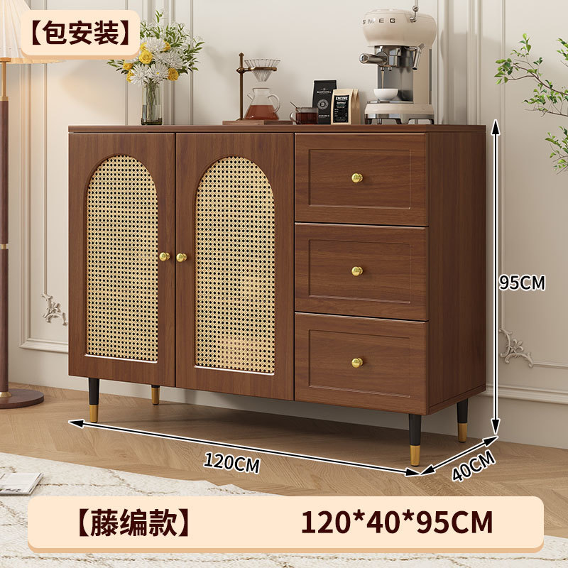 Gabinete de comedor moderno y simple, armario de almacenamiento de caña de viento, sala de estar, armario de té de cocina doméstica, armario de viento