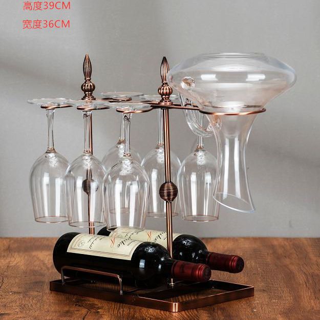 Shelf Household Tall European Wine Cabinet Red Wine Glass Rack Wine Decoration Wine Rack Ornaments Wine Bottle Wine Rack Upside down