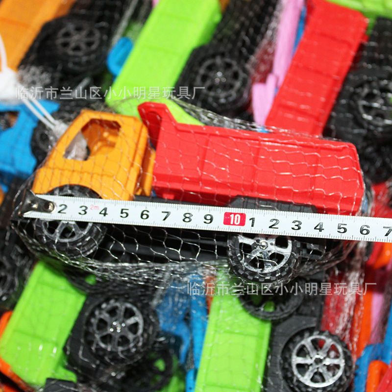 Children's Beach Toy Car Set with Net Bag, Construction Vehicle, Sand Digging Shovel, Sliding Wheelbarrow, Beach Cart, Export Toys