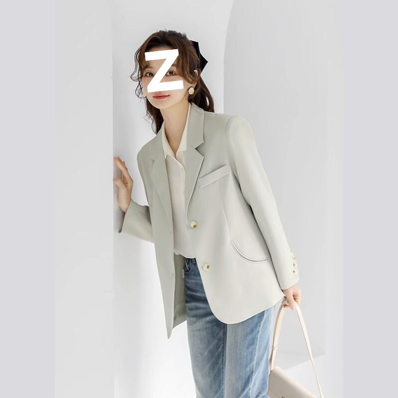 Women's Blazer 2025 New Spring and Autumn Casual Design Niche Style Short Korean Petite Suit