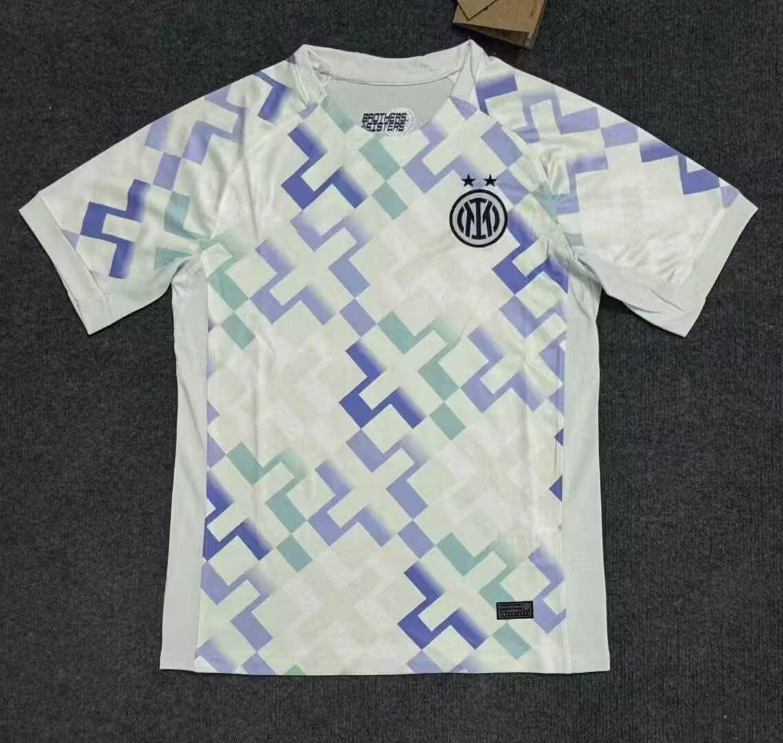 25-26 Club's new football uniform Barcelona Juventus Oasis ко-брендированная футболка с коротким рукавом джерси популярность