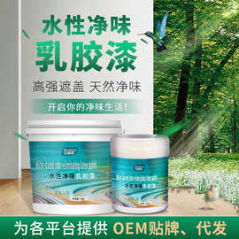 宝利思内墙装修涂料墙面粉刷家用20KG乳胶漆油漆翻新防水不掉色