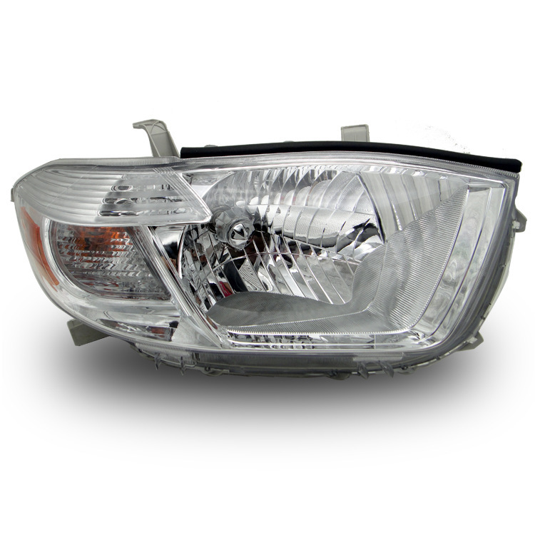 Se aplica a los faros de Highlander 09 10 11 12 viejos semieconjuntos de faro de Highlander iluminación delantera del automóvil