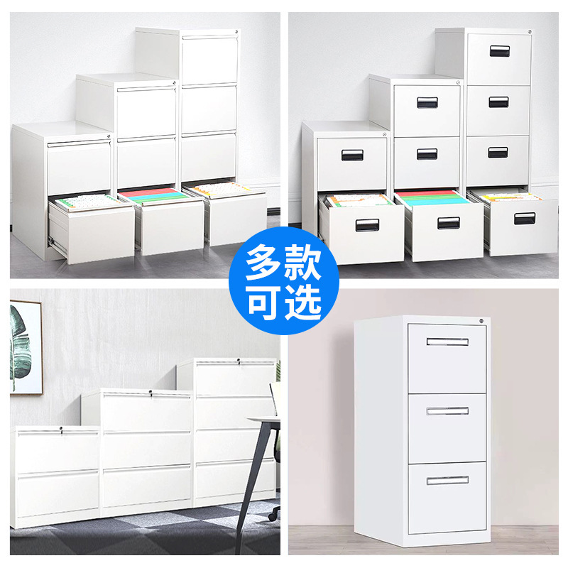 Caja de tarjetas de oficina A4 FC archivador colgante 234 cubo colgante rápido con cerradura archivador de datos tipo cajón