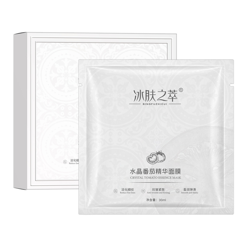 Ice Skin Extract Crystal Tomato Essence Mask [5 pieces/box]