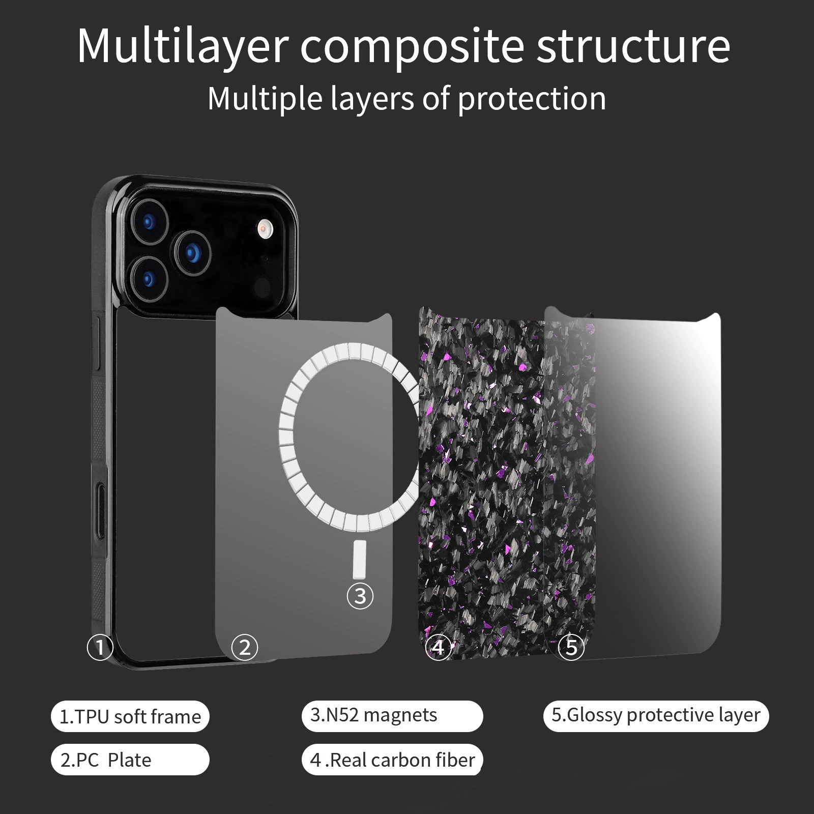 Совместимый чехол для телефона Apple, iPhone 17, iPhone17 Pro, защитный чехол, 17promax, iphone