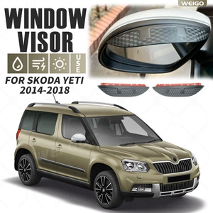 For wild emperor SKODA YETI Rear view mirror rain shield rearview mirror rain eyebrow