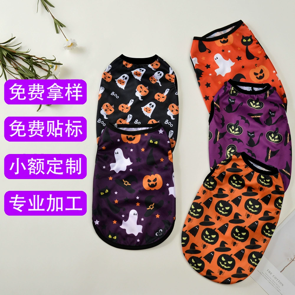 Амазонка хэллоуин новый костюм для домашних животных собака кот тыквенный жилет для вечеринки Halloween Pet Поставки Фабрика