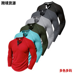 メンズ春秋Tシャツ アメリカンスタイル 若者向け ワーグフインナー 長袖Tシャツ ゆったりスポーツベースレイヤー
